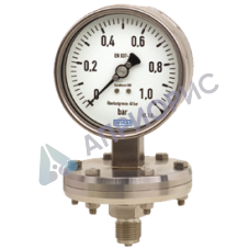 Поверка манометров с мембраной модели 432.56, 432.36