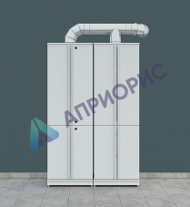 ШКАФ КИСЛОТОСТОЙКИЙ ДЛЯ ХРАНЕНИЯ РЕАКТИВОВ ЛК-600 ШРП