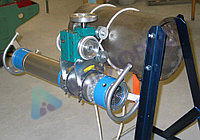 Каретка для установки аппарата "РПД-200" на трубы Ø 279 - 1420 мм