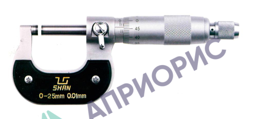 Поверка микрометра гладкого торговой марки «SHAN»