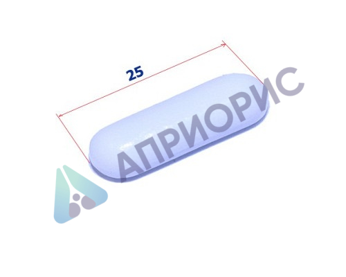 Якорь для магнитной мешалки (магнитный якорь) 25*7 мм.