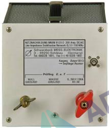 Поверка эквивалента сети NNBL 822х/ NNBM 812х