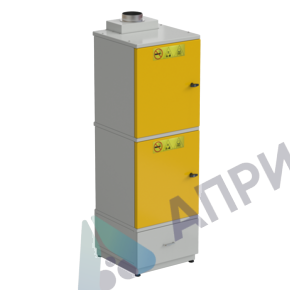 Шкаф для хранения опасных веществ 600х600х1950 мм (горючих жидкостей), серый