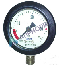 Поверка манометров с трубкой Бурдона, медный сплав или нержавеющая сталь модели 112.28, 132.28