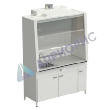 Шкаф вытяжной с одной мойкой из НС без электрики 1520х750х2160 мм, раб. поверхность - LABGRADE