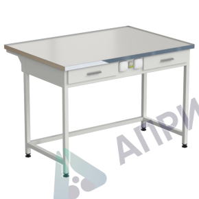 Стол лабораторный с 2-мя ящиками и электрикой 1212х850х850 мм, раб. поверхность - LABGRADE-лайт