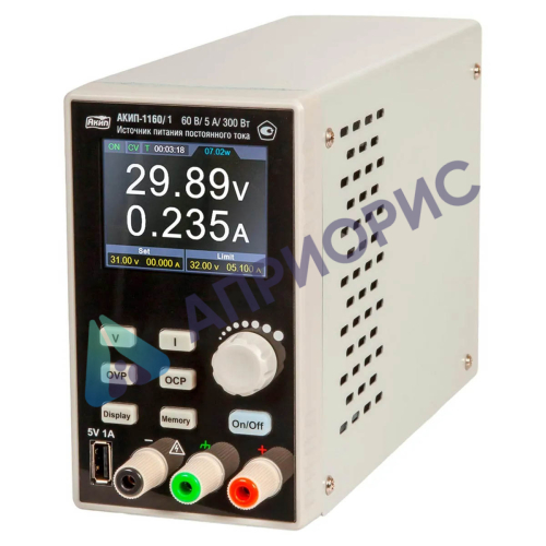 Источник питания постоянного тока АКИП-1160/1