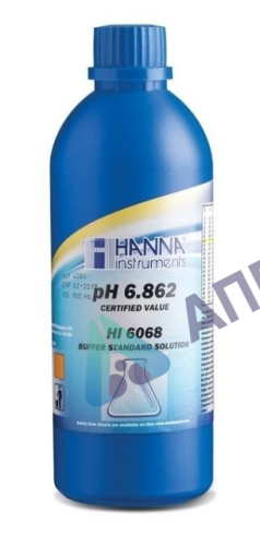 Раствор для калибровки HANNA-HI 6068 (pH 6.862, 500 мл)