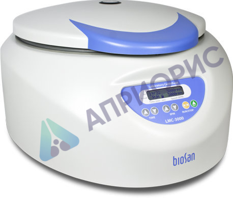 Центрифуга LMС-3000 BioSan настольная до 3000 об/мин, 12*15 мл (доп. роторы*для 6*50,12*10, гель-карт, планшет)