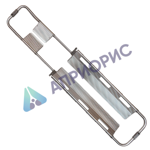 Медицинские носилки ковшовые с ремнями DDJ-3B (ортопедические, металлические)