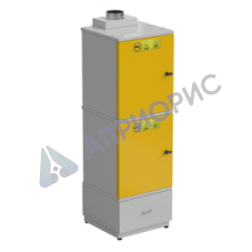 Шкаф для хранения опасных веществ 600х600х1950 мм (кислот и горючих жидкостей), серый