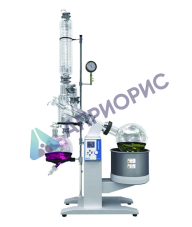 Испаритель ротационный R-1001-VN в комплекте с циркуляционным охладителем и мембранным вакуумным насосом