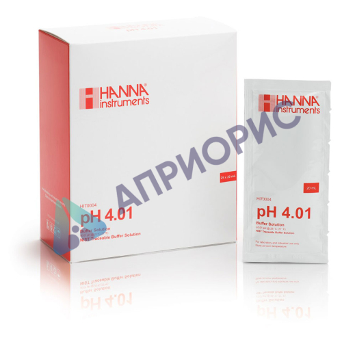 Раствор для калибровки HANNA HI 70004P (рН 4,01; 25х20 мл)