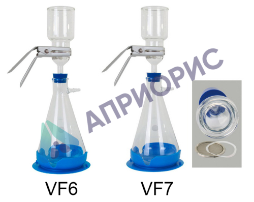 Стандартные комплекты из стекла для вакуумного фильтрования (ø 47 мм) VF6 