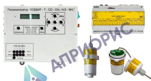 ХОББИТ-Т-H2 газоанализатор водорода с цифровой индикацией многоканальный стационарный
