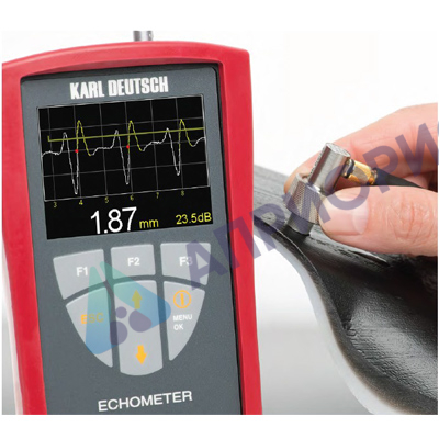 ECHOTEST 1077 DATA высокопрецизионный ультразвуковой толщиномер с А-сканом
