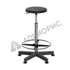 Табурет лабораторный на опорах (высота 620-760 мм) (полиуретан)