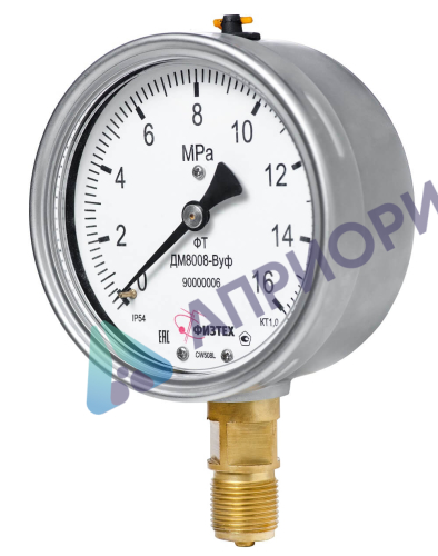 Поверка манометров виброустойчивых ДМ8008-ВУф