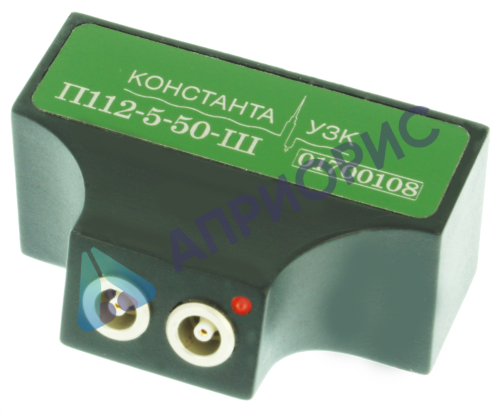 П112-5-50-Ш прямой раздельно-совмещённый широкозахватный преобразователь