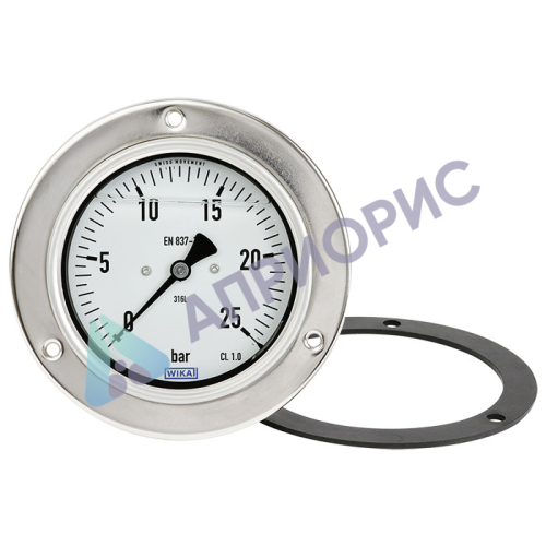 Поверка манометров с трубкой Бурдона, нержавеющая сталь PG23CP