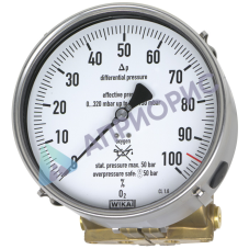 Поверка манометров дифференциального давления модели модели 712.15.160, 732.15.160