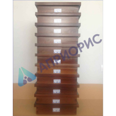 Калибровка комплекта сит для мокрого просеивания песка Исполнение 3