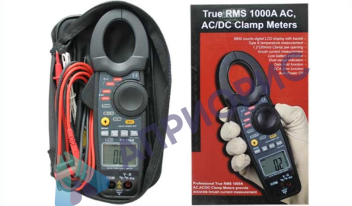 Поверка токовых клещей DT-3368