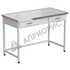 Стол лабораторный с 2 ящиками 1212х610х850, раб. поверхность - LABGRADE-лайт