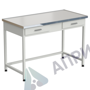 Стол лабораторный с 2 ящиками 1212х610х850, раб. поверхность - LABGRADE-лайт
