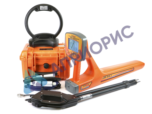 Атлет АГ-319К-СКИ кабелетрассоискатель с возможностью контроля качества изоляции и функцией сохранения GPS\ГЛОНАСС координат