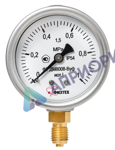 Поверка мановакуумметров коррозионностойких ДА8008-ВУф Кс исп 1 ОШ Ск