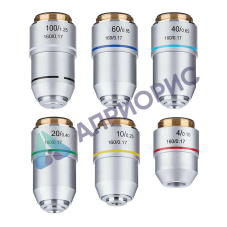 Объективы 4х, 10х, 20х, 40х, 100х (к Микмед, Биомед)