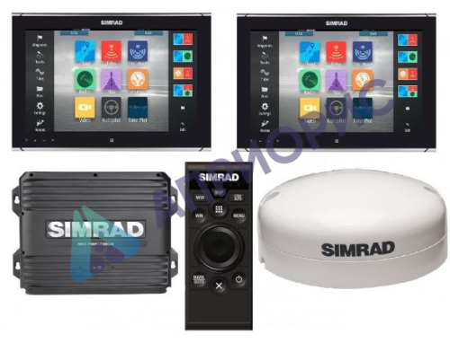 Многофункциональный дисплей SIMRAD NSO19 DUAL(MP, MO19Tx2, GS25, OP50, MI10) NO CARTO