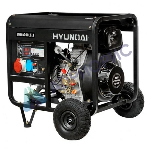 Дизельный генератор Hyundai DHY 6000LE-3