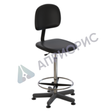 Стул лабораторный на опорах (высота 620-760 мм) (кожзам)