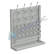 Сушилка 500x150x550 настенная, серый металл