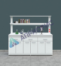 СТОЛ ЛАБОРАТОРНЫЙ С ДВУМЯ ПОЛКАМИ