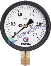 Поверка манометров с электроконтактной приставкой IP 54 Тип ТМ (ТВ, ТМВ), серия 10