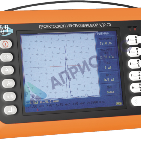 Поверка дефектоскопа ультразвукового УД2-70