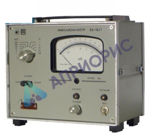 Поверка миллиомметра Е6-18/1