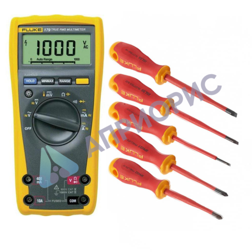 Комплект Fluke IB179M-EGFID - мультиметр Fluke 179 с набором отвёрток