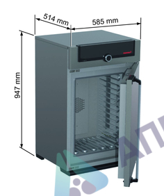 Аттестация сушильного шкафа Memmert UF75plus