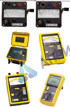 Поверка мегаомметра C.A 6500