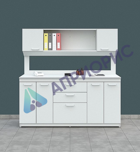 СТОЛ ЛАБОРАТОРНЫЙ С ШКАФОМ-НАДСТРОЙКОЙ