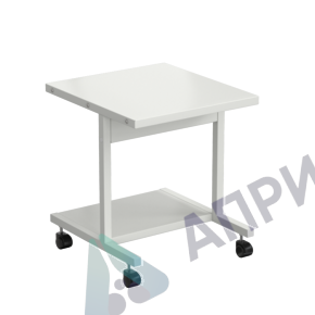Стол подкатной 600x550x640 мм, раб. поверхность - СТАЛЬ