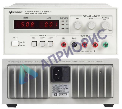 Поверка источника питания постоянного тока E3620A, E3630A