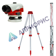 Комплект оптический нивелир Leica NA 730 plus штатив рейка - 3 в 1 с поверкой