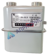 Поверка счетчика газа диафрагменного ВК-G1,6; BK-G2,5; BK-G4; BK-G6; BK-G10; BK-G16; BK-G25