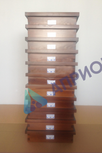 Калибровка комплекта сит для песка с квадратной ячейкой исполнение 1