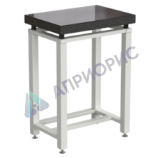 Стол для весов малый 630х450х900 мм, гранит, цвет каркаса - белый